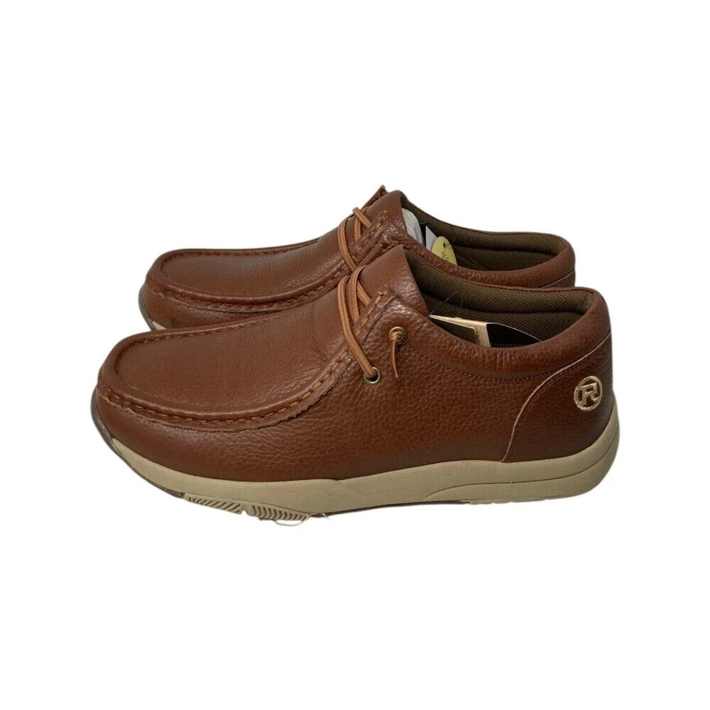 Roper Chukka Boots Men's Size 7.5 D Brown Clearcut Low Leather